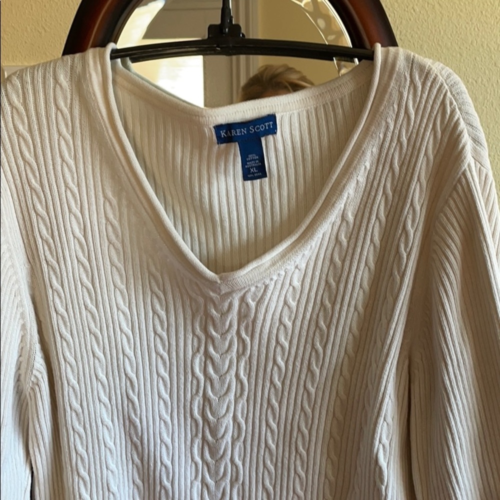 White sweater